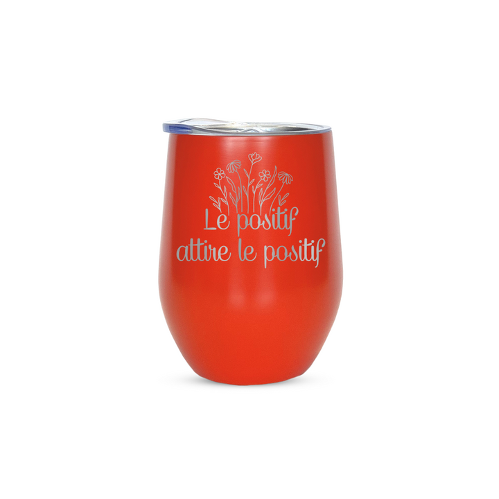 Verre gravé - Le positif attire le positif