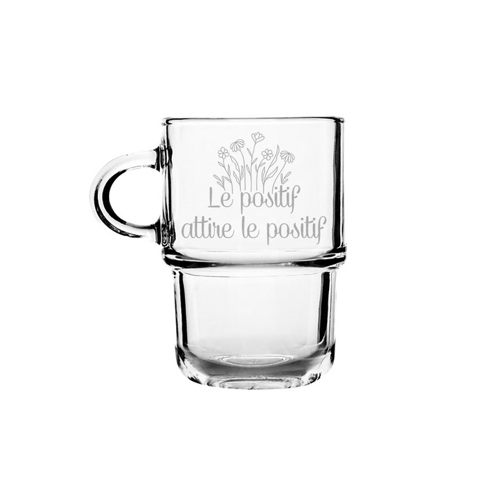 Verre gravé - Le positif attire le positif