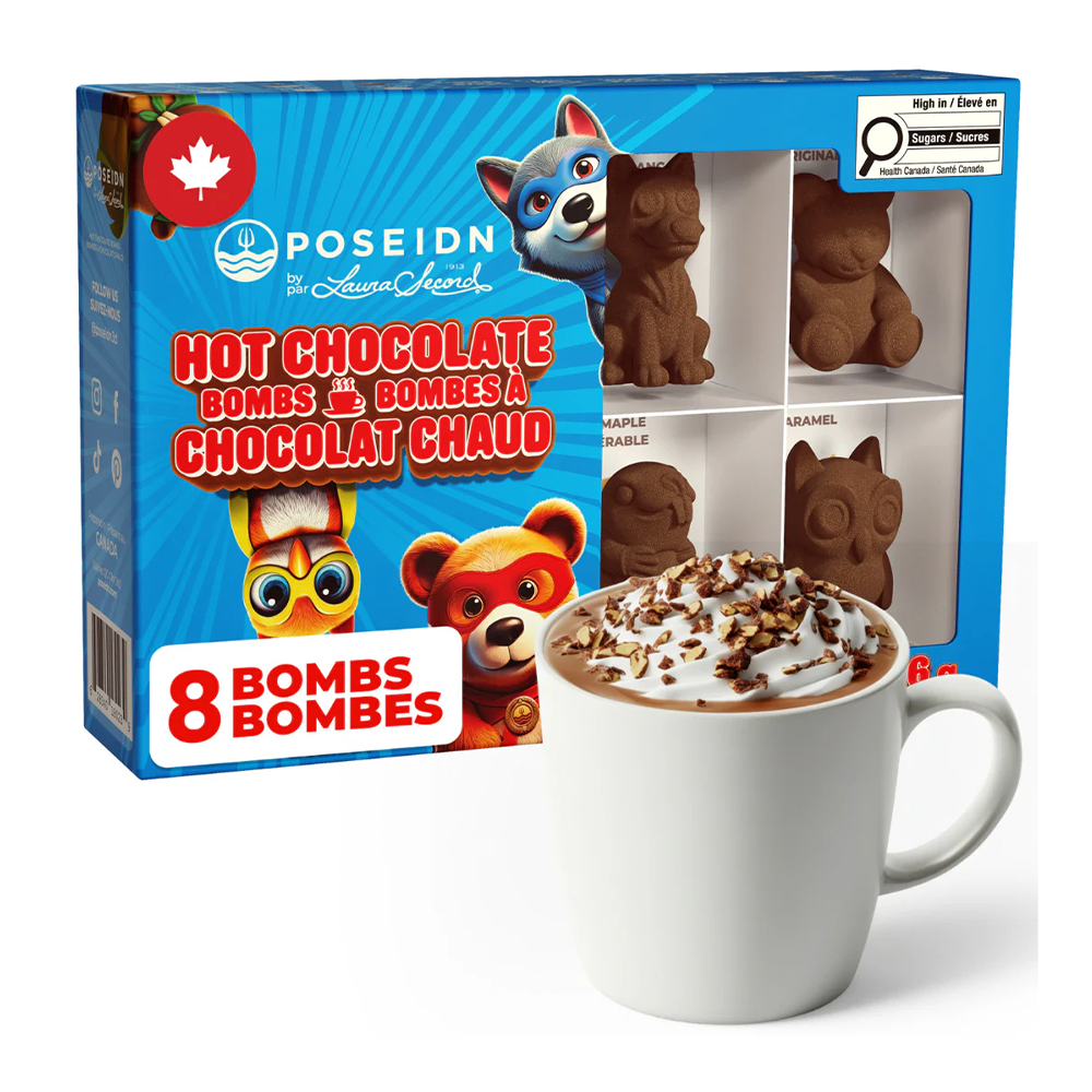 Coffret ''Super Héros'' Chocolats Chauds - Poseidn
