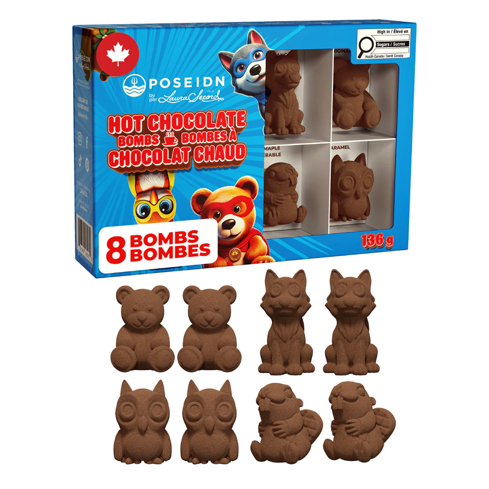 Coffret ''Super Héros'' Chocolats Chauds - Poseidn