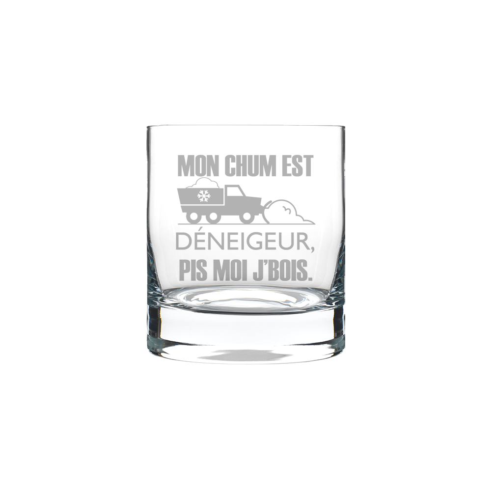 Verre gravé - Déneigeur