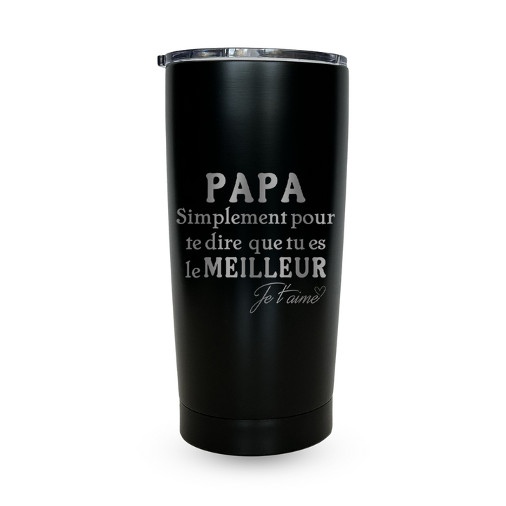 Verre gravé - PAPA simplement pour te dire que tu es le meilleur