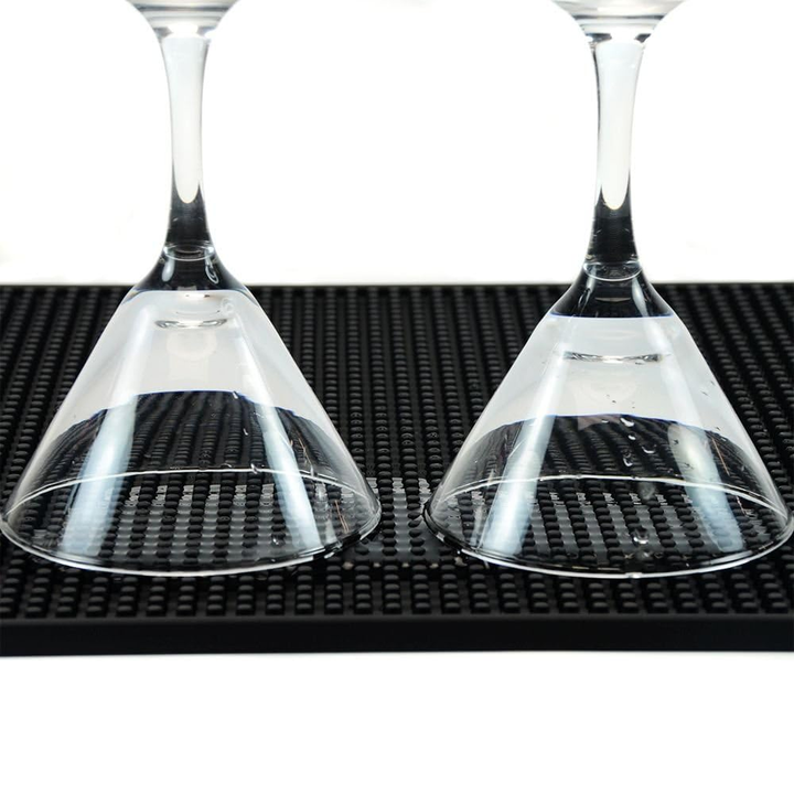 Tapis de Service Noir 12'' X 18''