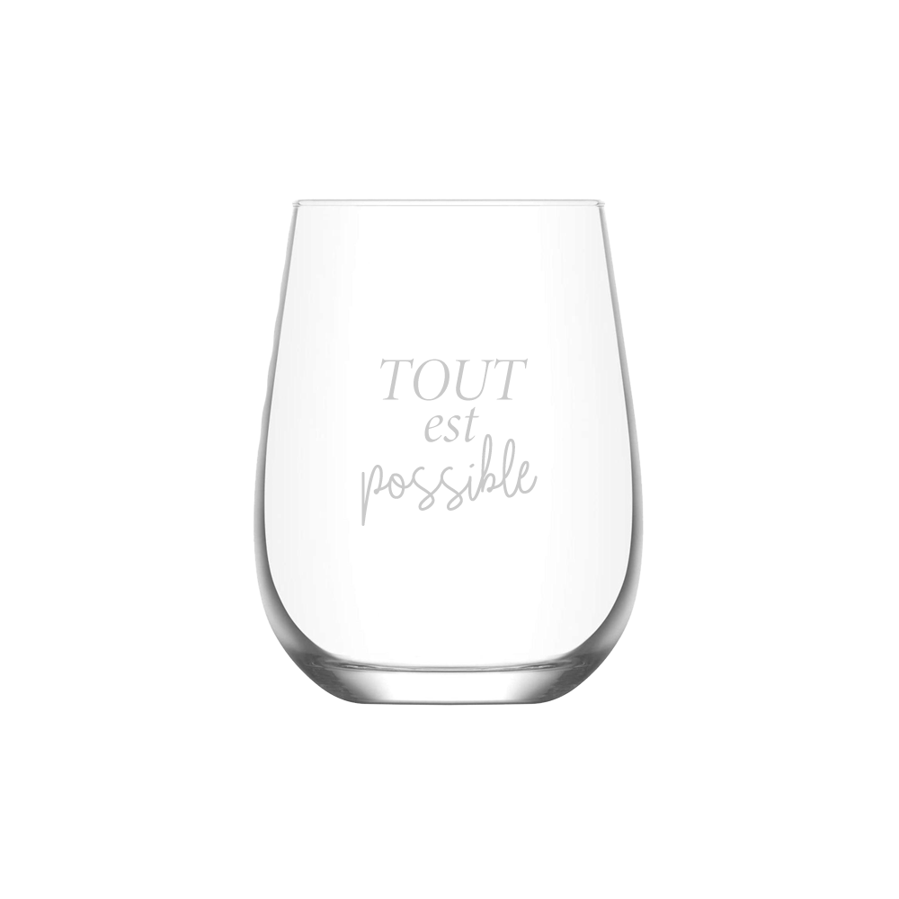Verre gravé - Tout est possible