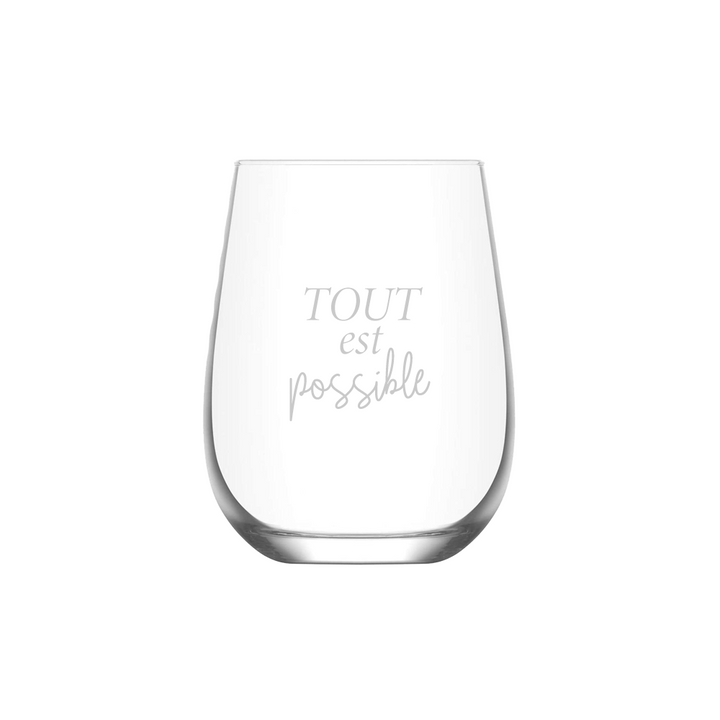 Verre gravé - Tout est possible
