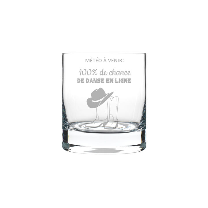 Verre Gravé - Météo à venir: 100% de chance de danse en ligne
