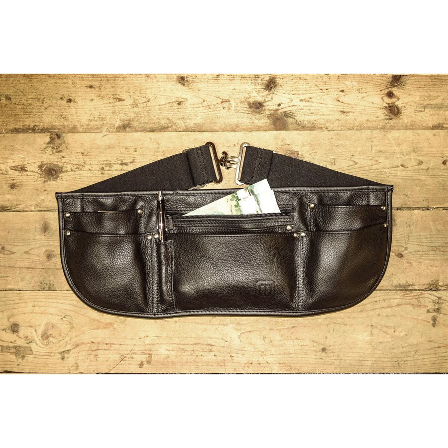 Tablier 7 poches (Cuir Souple Noir)