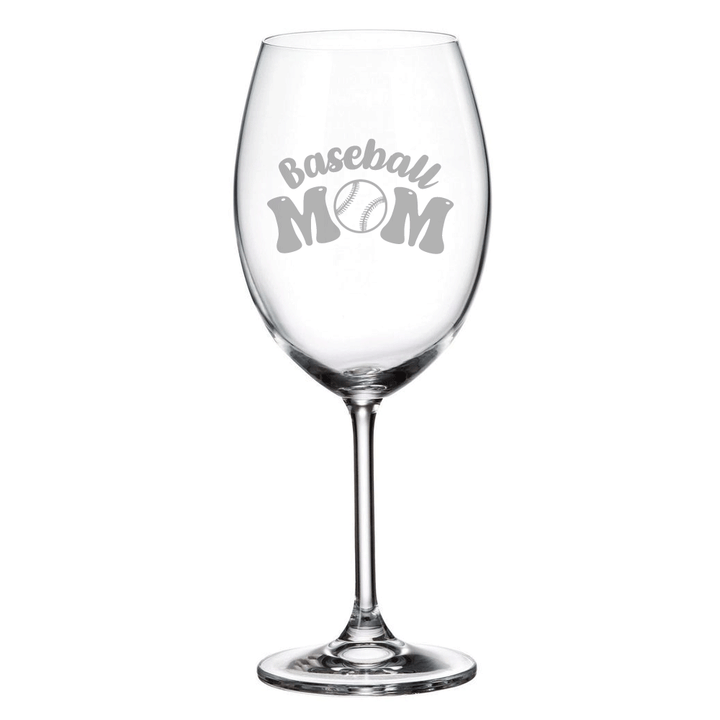 Verre gravé - Baseball Mom