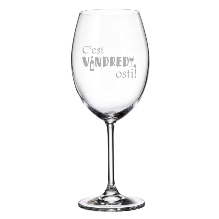 Verre gravé - C'est Vindredi, OSTI!