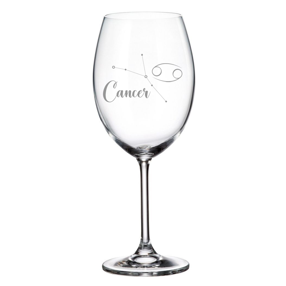 Verre gravé - Cancer