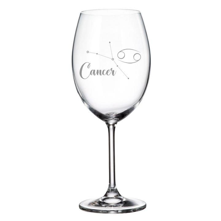 Verre gravé - Cancer