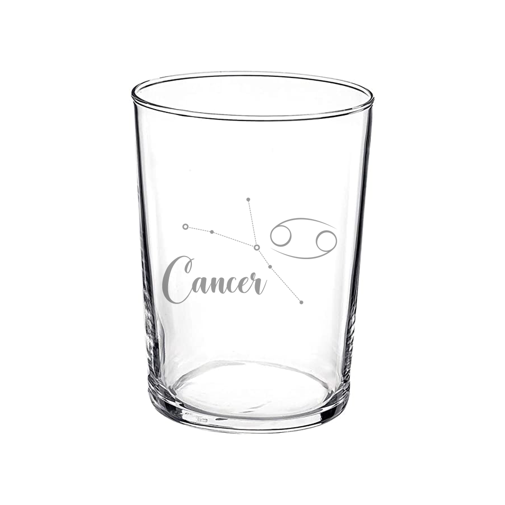Verre gravé - Cancer