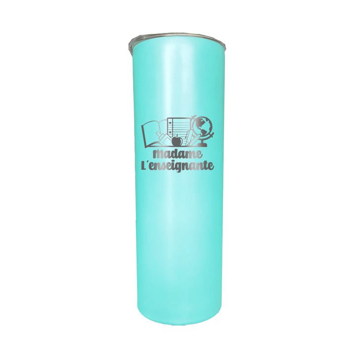 Verre isotherme gravé - Madame l'enseignante