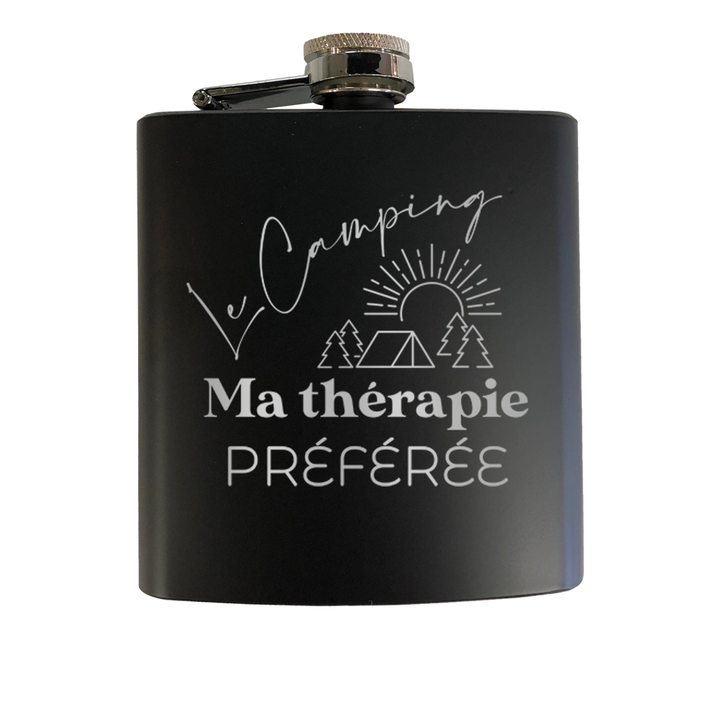 Verre Gravé - Le camping, ma thérapie préférée