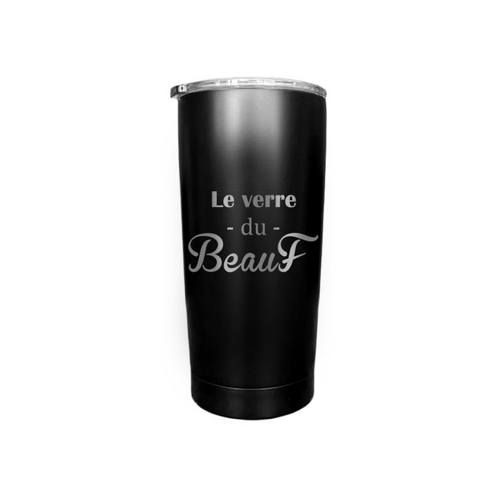 Verre gravé - Le verre du Beauf