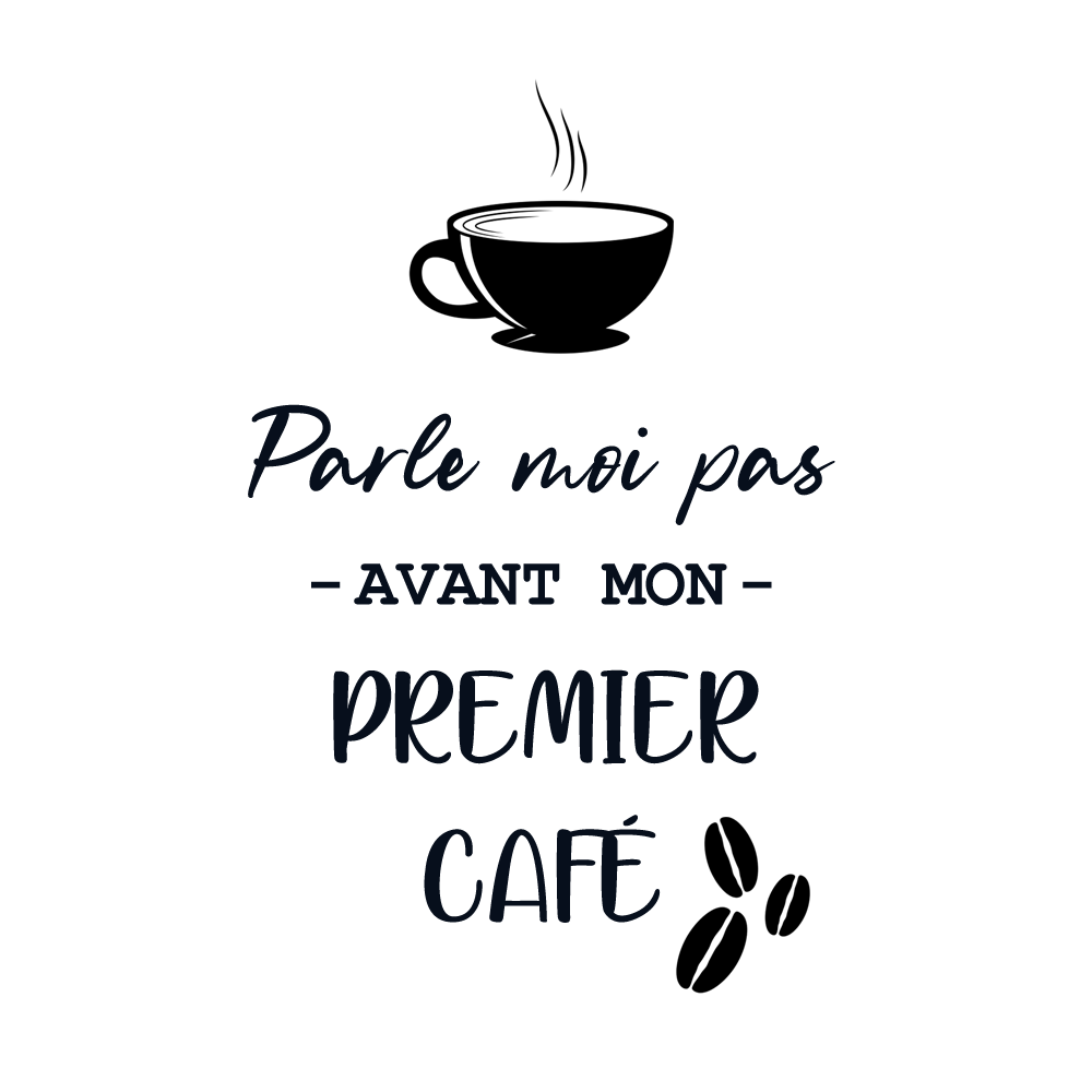 Verre isotherme gravé - Pas avant mon premier café
