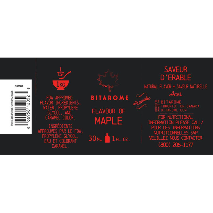 Extrait à l' ''Érable" - 30ml