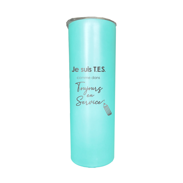 Bouteille isotherme gravée - TES toujours en service