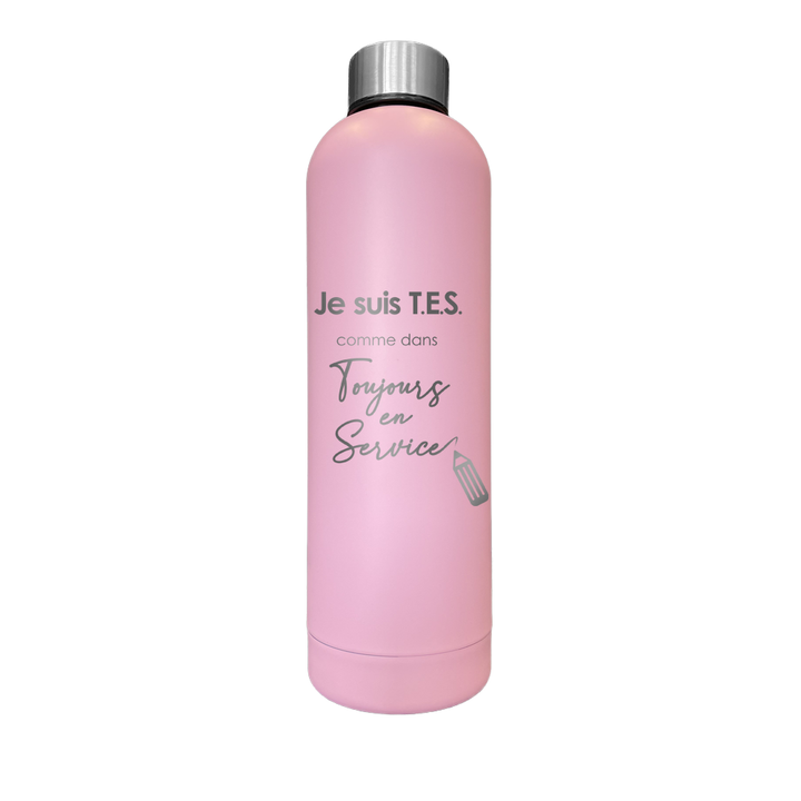 Bouteille isotherme gravée - TES toujours en service