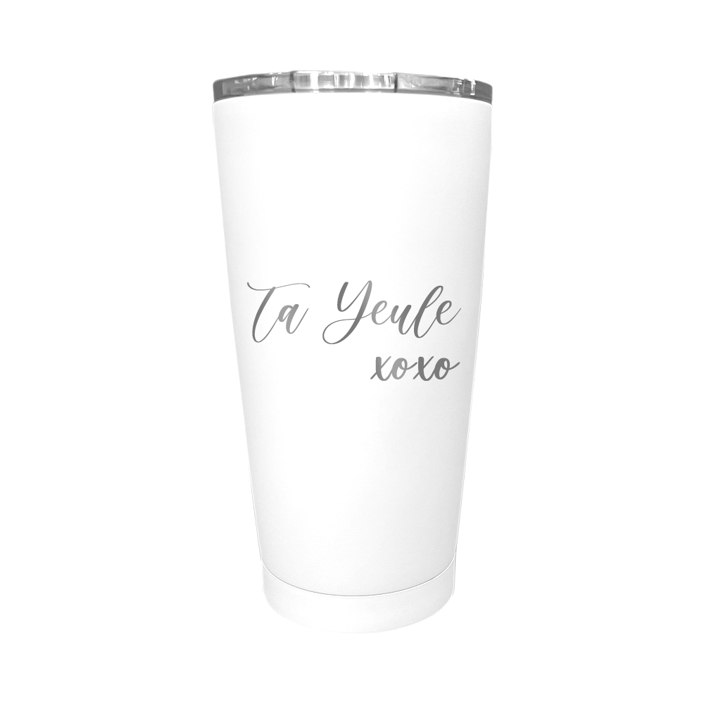 Verre gravé -Ta yeule xoxo