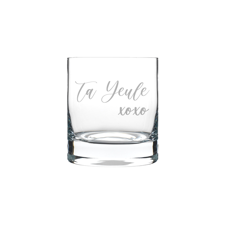 Verre gravé -Ta yeule xoxo