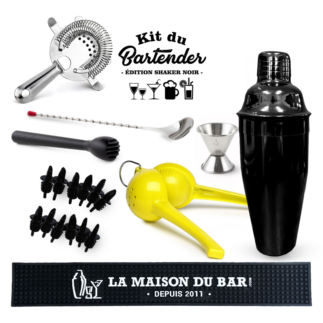 Kit du Bartender - Shaker Noir