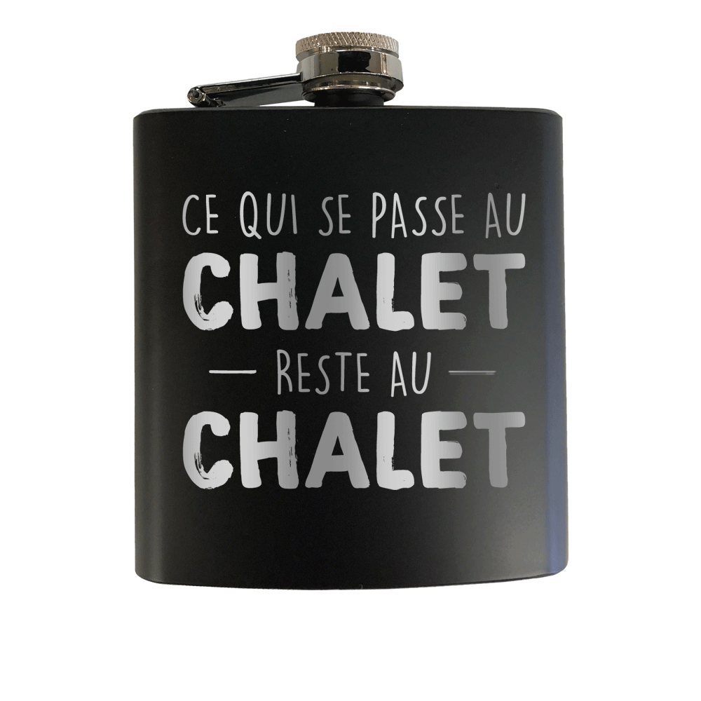 Verre gravé - Ce qui se passe au Chalet