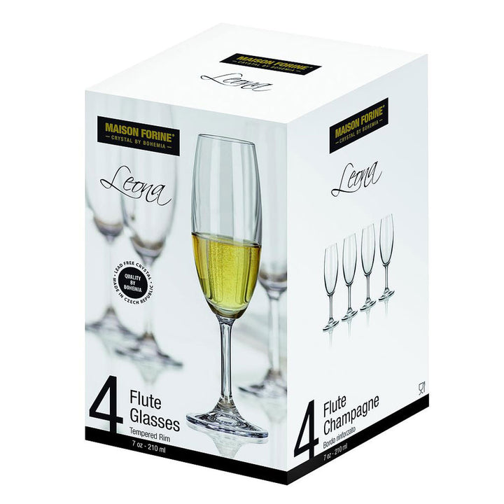 Flûte à champagne Leona- boite de 4
