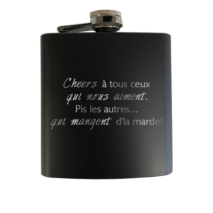 Verre gravé  - Cheers à tous ceux qui nous aiment