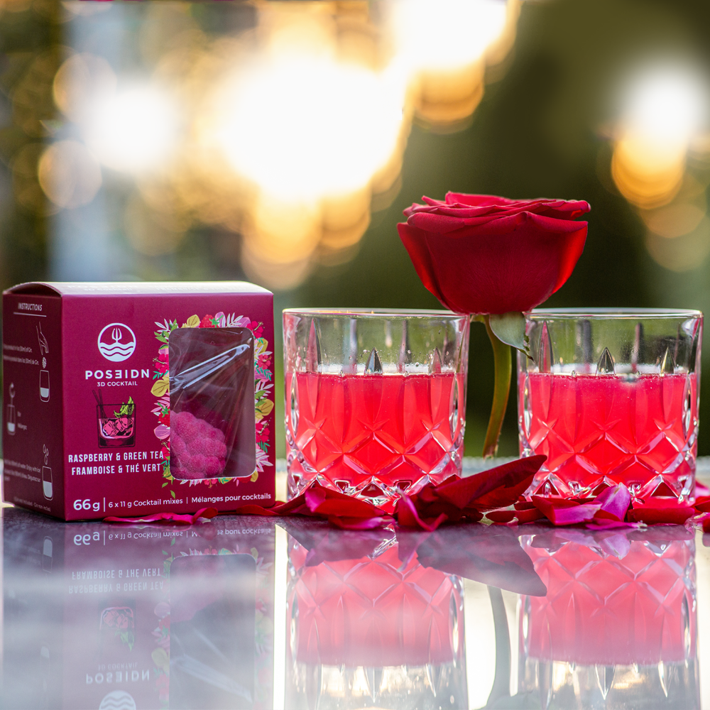 Bombe Framboise & thé vert - Poseidn