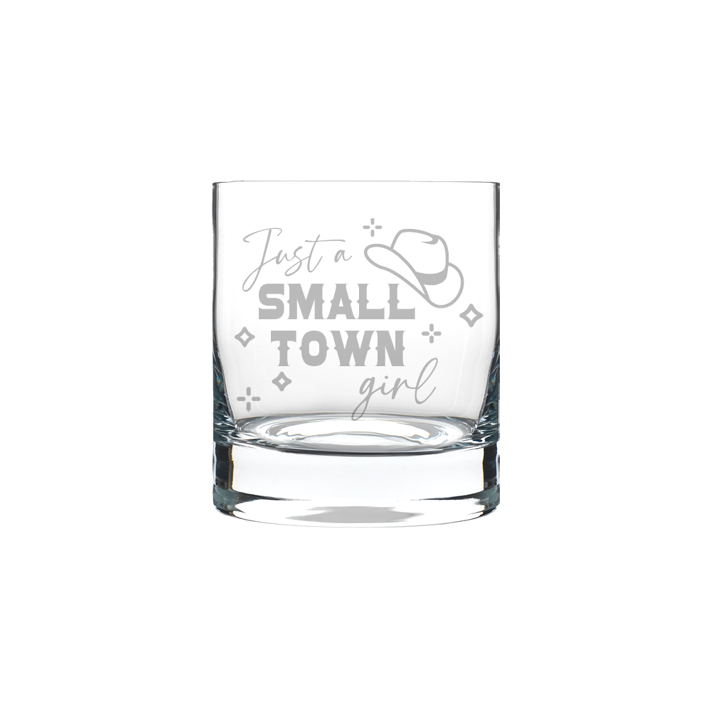 Verre gravé - Just a small town girl