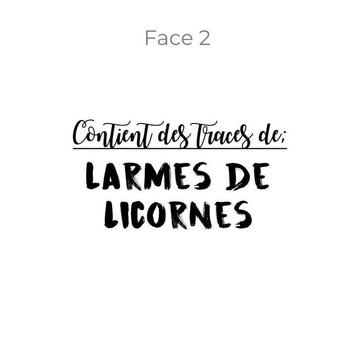 Verre gravé - Ça goûte le rêve! Peut contenir des traces de larmes de licorne