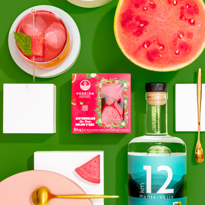 Bombe Gin Tonic & Melon d'eau - Poseidn