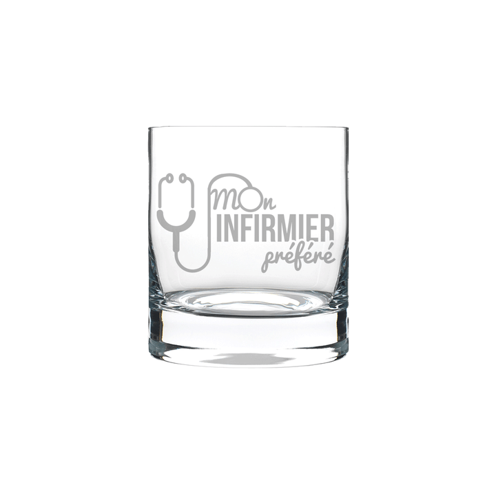 Verre gravé - Mon infirmier préféré
