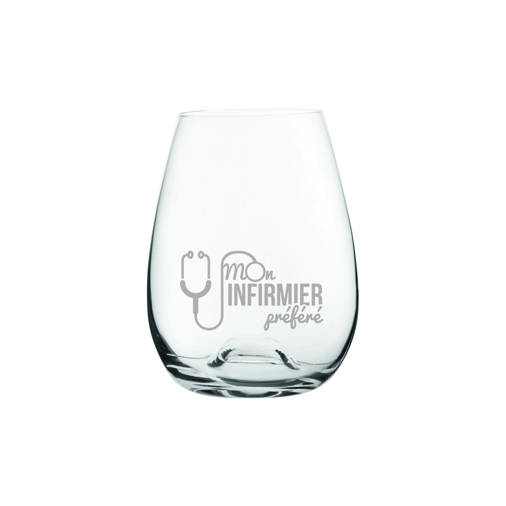 Verre gravé - Mon infirmier préféré