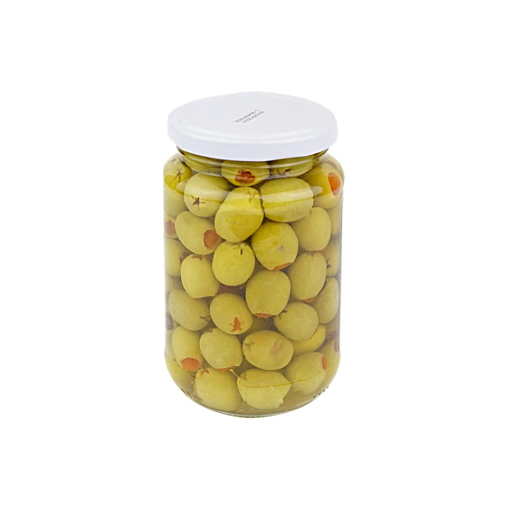 Olives vertes farcies au piment