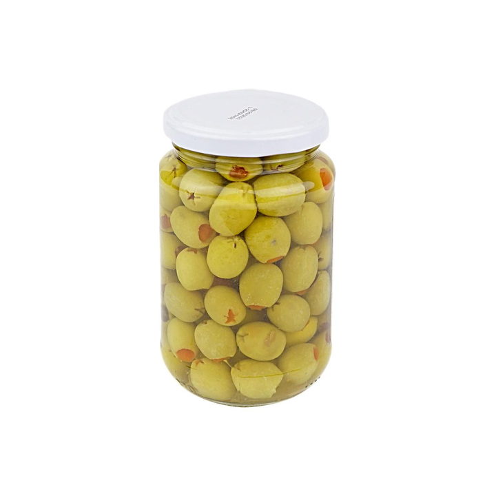 Olives vertes farcies au piment