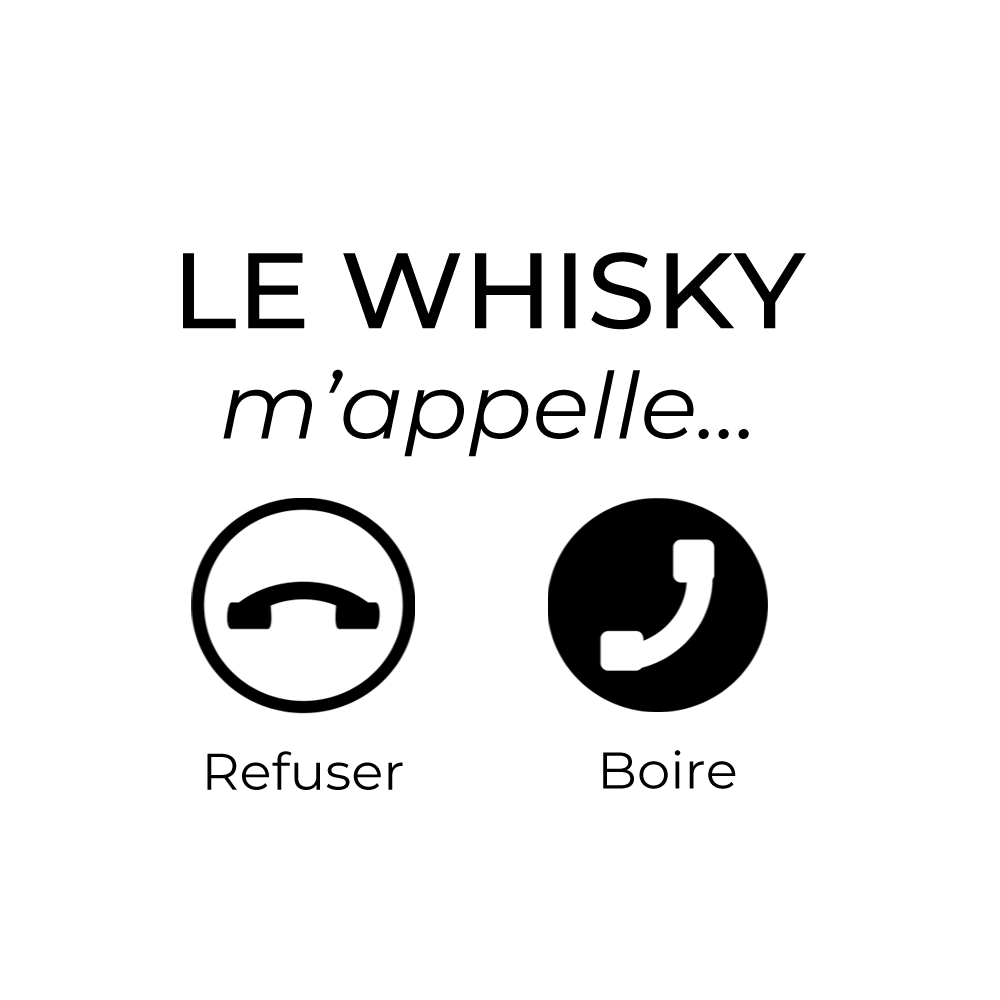 Verre old fashioned gravé - Le whisky m'appelle